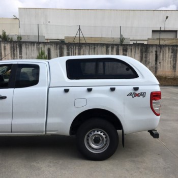 Hard Top Snake Ford Ranger Extra Cabina 2012-2016 con ventanas correderas 